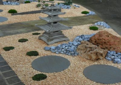 Jardin minérale inspiration japonaise